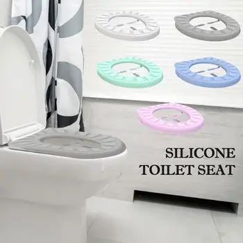 16.14*14 in Toilet Mat Silicone Portable Waterproof Mat Toilet Seat Cushion Pad Buckle Strap Design for Bathroom Home
16.14*14 in Toilet Mat Silicone Portable Waterproof Mat Toilet Seat Cushion Pad Buckle Strap Design for Bathroom Home