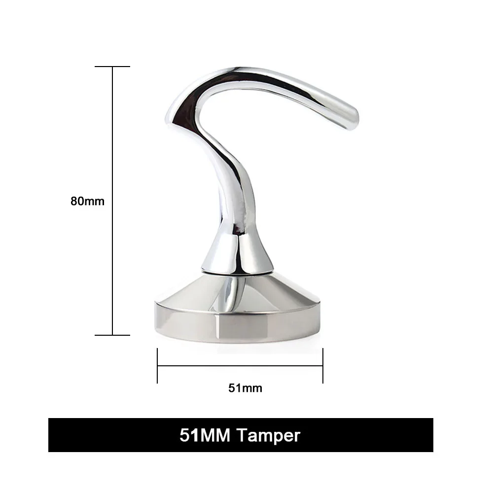 51MM / 58MM Stainless Steel Simple Fashion Hook Powder Stick Solid Coffee Bean Hammer Kitchen Tool
51MM / 58MM Stainless Steel Simple Fashion Hook Powder Stick Solid Coffee Bean Hammer Kitchen Tool