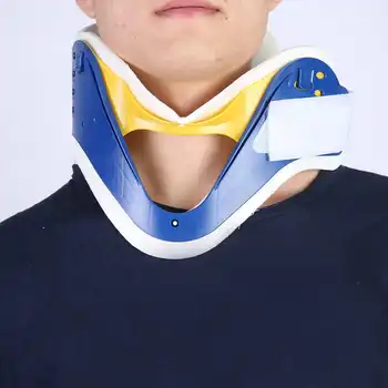 

Adjustable Cervical Vertebra Tractor Protector Neck Brace Support Fixation Traction Device for Neck Injuries Pain Relief Size L