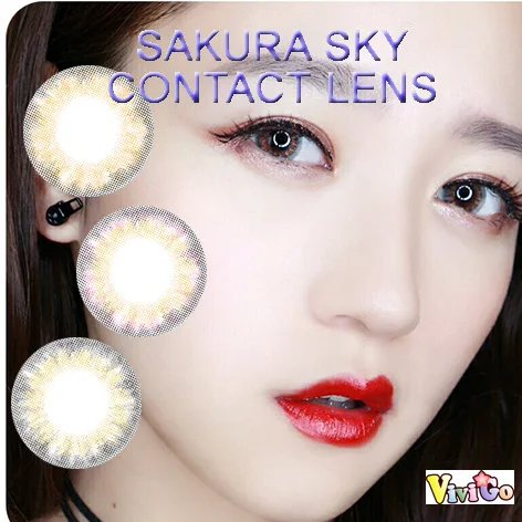 1 YEAR USE Fashion Color Contact Lens for Eye Colored Contact Lenses SAKURA SKY
1 YEAR USE Fashion Color Contact Lens for Eye Colored Contact Lenses SAKURA SKY