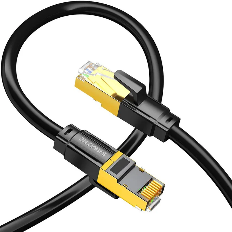 SAMZHE Cat 7 SFTP Ethernet патч кабель CAT7 LAN Кабель Стандартный RJ45 для компьютерного