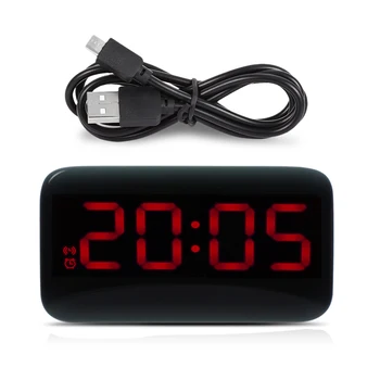 LED Alarm Clock Large LED Display Voice Control Electronic Snooze Backlight Desktop Digital Table Clocks Watch With USB Cable
LED Alarm Clock Large LED Display Voice Control Electronic Snooze Backlight Desktop Digital Table Clocks Watch With USB Cable