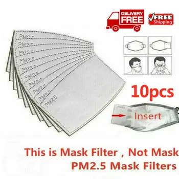 10Pcs PM2.5 Activated Carbon Filter Face Cover Replace Breath Insert Mask Filter Anti-dust Insert Pads Mask Filter
10Pcs PM2.5 Activated Carbon Filter Face Cover Replace Breath Insert Mask Filter Anti-dust Insert Pads Mask Filter