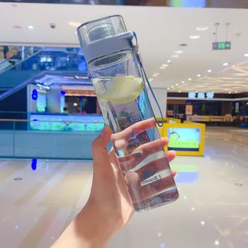 Square Water Bottle Portable Sport Drink Bottle Korean Style Leak-proof Travel Plastic Bottles Portable Tea Cup with Filter
Square Water Bottle Portable Sport Drink Bottle Korean Style Leak-proof Travel Plastic Bottles Portable Tea Cup with Filter