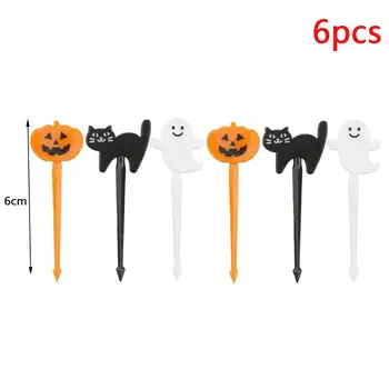 6Pcs Lunch Pick Halloween Fruit Fork Mini Cartoon Children Snack Cake Dessert Pick Toothpick Bento Lunches Party Decoration
6Pcs Lunch Pick Halloween Fruit Fork Mini Cartoon Children Snack Cake Dessert Pick Toothpick Bento Lunches Party Decoration