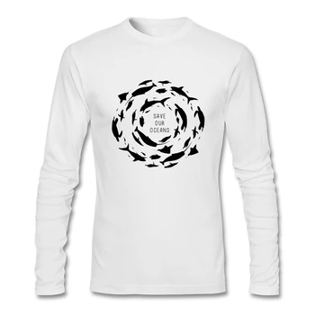 Latest Save our oceans sharks whales turtles sealife T-shirts Men's Long Sleeved Pure Cotton Crew Neck Tops For Male
Latest Save our oceans sharks whales turtles sealife T-shirts Men's Long Sleeved Pure Cotton Crew Neck Tops For Male