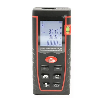 TOP!-131Ft Distance Meter Digital Diastmeter Range Finder Meter Area Volume Measure Tool With Lcd 4 Line Display
TOP!-131Ft Distance Meter Digital Diastmeter Range Finder Meter Area Volume Measure Tool With Lcd 4 Line Display