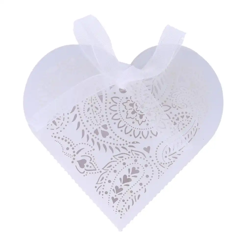 mini heart diy candy cookie gift box for party paper wedding