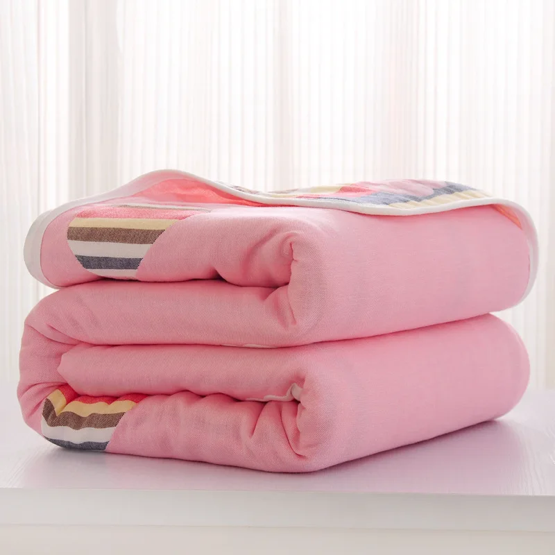 Six Layer Pure Cotton The Child Was Baby Cover Carpet Children Air Conditioner 90*100 Square Small Towel Quilt 
Six Layer Pure Cotton The Child Was Baby Cover Carpet Children Air Conditioner 90*100 Square Small Towel Quilt