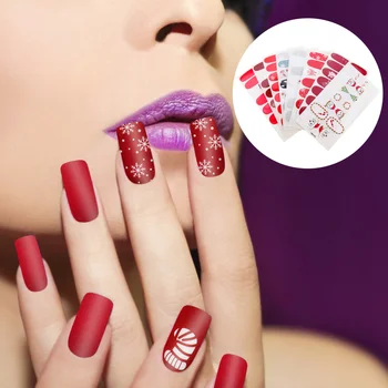8 Sheets Nail Stickers Durable Eye-catching Nail Decorations Xmas Nail Patches Nail Decorator for Girl Women
8 Sheets Nail Stickers Durable Eye-catching Nail Decorations Xmas Nail Patches Nail Decorator for Girl Women
