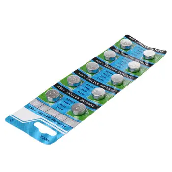 10Pcs AG13 A76 LR44 357A S76E G13 Button Coin Shaped Cell Battery 1.55V Alkaline Button Batteries
10Pcs AG13 A76 LR44 357A S76E G13 Button Coin Shaped Cell Battery 1.55V Alkaline Button Batteries