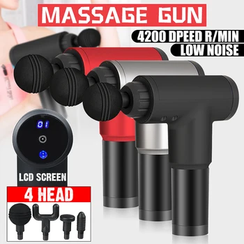 4200r/min LCD Screen Adjust Tissue Massage Gun Muscle Massager Pain Relief Management After Training Body Relaxation Slimming
4200r/min LCD Screen Adjust Tissue Massage Gun Muscle Massager Pain Relief Management After Training Body Relaxation Slimming