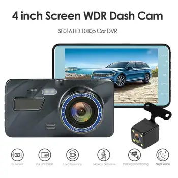 Car DVR 4inch IPS Touching Screen Rear View Camera Mirror 1080 Full HD Car DVR Dash Driving Recorder Vehicle Camcorder Dashcam
Car DVR 4inch IPS Touching Screen Rear View Camera Mirror 1080 Full HD Car DVR Dash Driving Recorder Vehicle Camcorder Dashcam