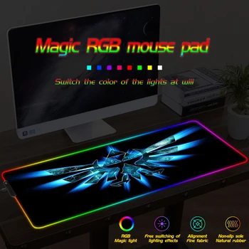Large RGB Gaming Mouse Pad Gamer Keyboard Mousepad LED Light USB Wired Non-Slip Mouse Mice 7 Dazzle Colors Help mouse move
Large RGB Gaming Mouse Pad Gamer Keyboard Mousepad LED Light USB Wired Non-Slip Mouse Mice 7 Dazzle Colors Help mouse move