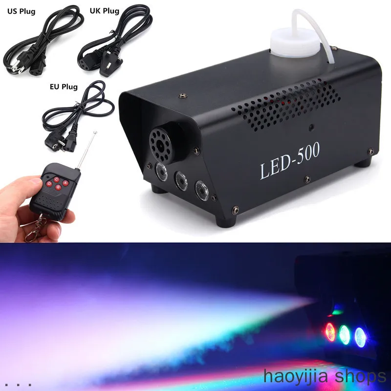 New DJ Party Stage LED Fog Machine Remote Control Light Fashion Smoke Sprayer 500W RGB
New DJ Party Stage LED Fog Machine Remote Control Light Fashion Smoke Sprayer 500W RGB