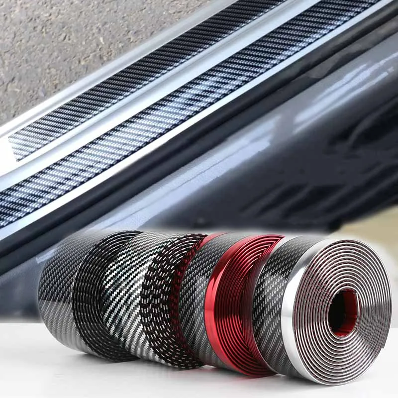 5D Carbon Fiber Car Stickers 2.5M Rubber Styling Car Bumper Side Skirt Sticker Door Sill Protector Goods Auto Accessories 
5D Carbon Fiber Car Stickers 2.5M Rubber Styling Car Bumper Side Skirt Sticker Door Sill Protector Goods Auto Accessories