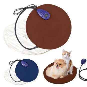 Pet Heating Pad Heated Beds Warmer - Cat Electric Heat Pad Waterproof Warming Mat Chew Resistant Steel Cord Soft Removable Cover
Pet Heating Pad Heated Beds Warmer - Cat Electric Heat Pad Waterproof Warming Mat Chew Resistant Steel Cord Soft Removable Cover