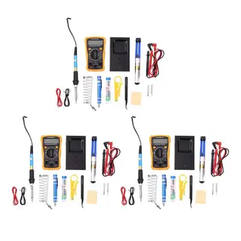 Multi-functional 60W Soldering Iron Kits Adjustable A Multimeter Equipped with Toolkit Eeasy to Carry Temperature Welding Tool
Multi-functional 60W Soldering Iron Kits Adjustable A Multimeter Equipped with Toolkit Eeasy to Carry Temperature Welding Tool
