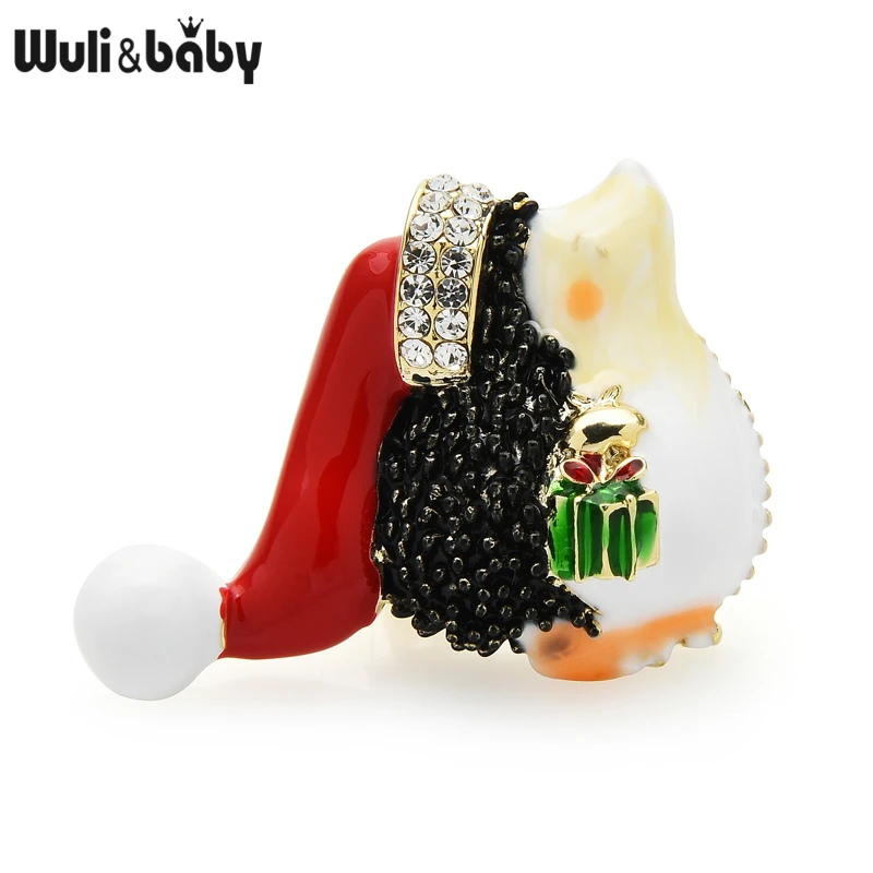 Wuli&baby 2021Christmas Hedgehog Brooches Wearing Red Hat Holding Gift Package Cute Animal Brooch Pins
Wuli&baby 2021Christmas Hedgehog Brooches Wearing Red Hat Holding Gift Package Cute Animal Brooch Pins