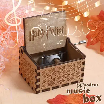 Vintage Music Box Engraved Wooden Music Box Hand Crank Clockwork Interesting Toys Kids Christmas Gift Home Ornaments Crafts
Vintage Music Box Engraved Wooden Music Box Hand Crank Clockwork Interesting Toys Kids Christmas Gift Home Ornaments Crafts