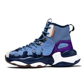 2020 New Fashion Casual Shoes Men Thick Bottom High Top Basketball Sneakers Lightweight Breathable Comfortable Zapatillas Hombre 
2020 New Fashion Casual Shoes Men Thick Bottom High Top Basketball Sneakers Lightweight Breathable Comfortable Zapatillas Hombre