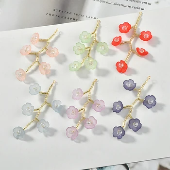 Handmade Color-Preserving Copper Wire Winding Cherry Blossom Branches Millet Beads Tassel DIY Earrings Brooch Hair Accessories
Handmade Color-Preserving Copper Wire Winding Cherry Blossom Branches Millet Beads Tassel DIY Earrings Brooch Hair Accessories