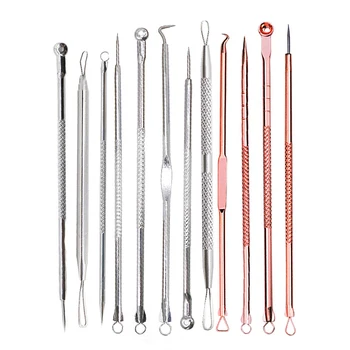 Stainless Steel Blackhead Remover Tool Kit Professional Blackhead Acne Comedone Pimple Blemish Extractor Face Skin Care Tools
Stainless Steel Blackhead Remover Tool Kit Professional Blackhead Acne Comedone Pimple Blemish Extractor Face Skin Care Tools