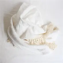 Muslin Cotton Baby Blanket Fringe 2 Layer Newborn Tassel Blankets Swaddle Warp Bed Baby Photography Props Newborn Bath Towel Ins
Muslin Cotton Baby Blanket Fringe 2 Layer Newborn Tassel Blankets Swaddle Warp Bed Baby Photography Props Newborn Bath Towel Ins