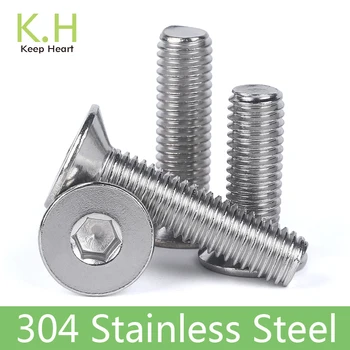 10/50pcs M2 M2.5 M3 M4 M5 M6 304 A2 Stainless Steel Hexagon Hex Socket Head Flat Countersunk Allen Bolt Screw for Wood
10/50pcs M2 M2.5 M3 M4 M5 M6 304 A2 Stainless Steel Hexagon Hex Socket Head Flat Countersunk Allen Bolt Screw for Wood