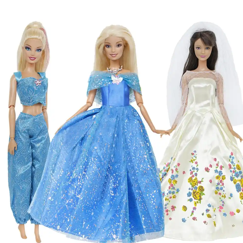 cinderella aladdin princess accessories clothes for barbie doll