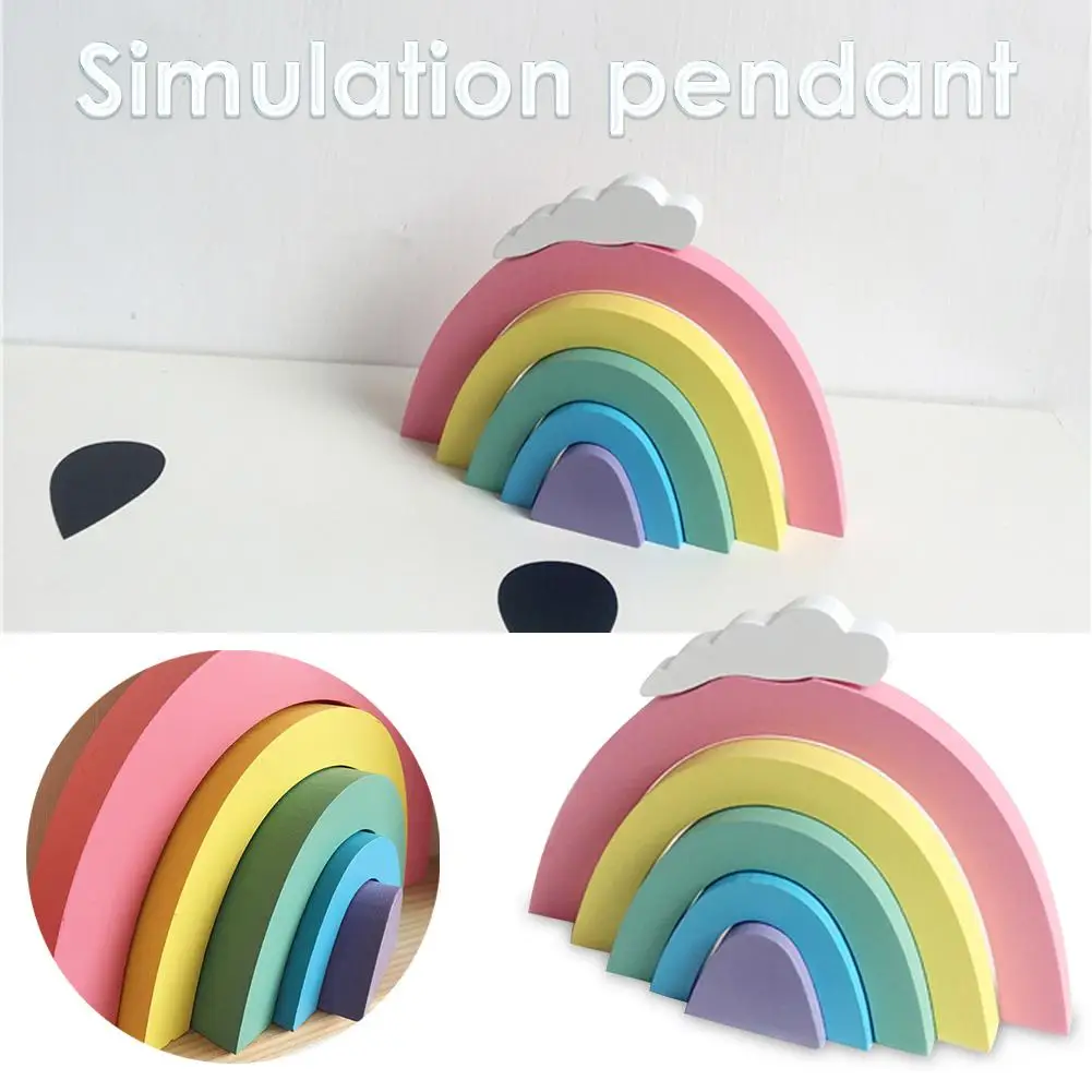 Rainbow Building Blocks Stacking Game Geometric Building Blocks Nesting Education Children Puzzle Wall Decoration Home Crafts
Rainbow Building Blocks Stacking Game Geometric Building Blocks Nesting Education Children Puzzle Wall Decoration Home Crafts