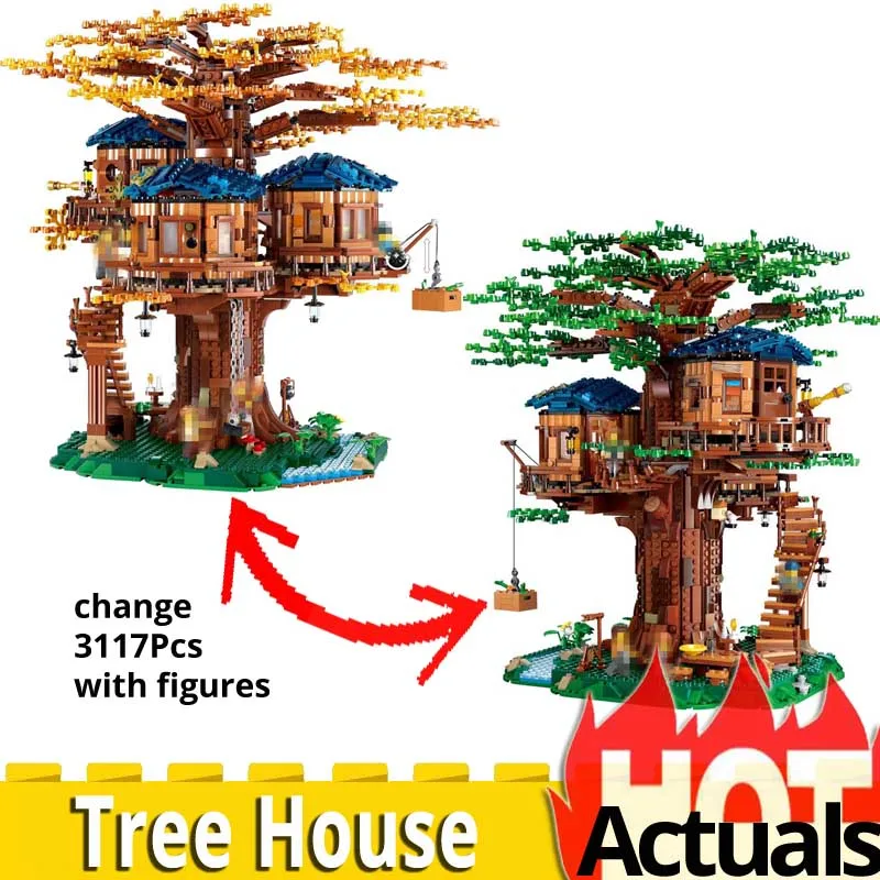 3117pcs creative toy Tree House Playmobil legoinglys 21318 DIY minecrafted Figures biggest idea model Building Blocks Toys Gifts
3117pcs creative toy Tree House Playmobil legoinglys 21318 DIY minecrafted Figures biggest idea model Building Blocks Toys Gifts