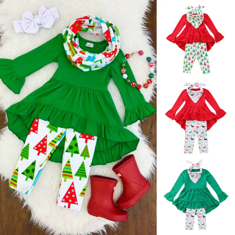 2019 Fashion Christmas Newborn Baby Girl Outfit Clothes T-shirt Tops Dress Leggings Pants 
2019 Fashion Christmas Newborn Baby Girl Outfit Clothes T-shirt Tops Dress Leggings Pants