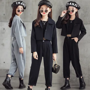 2020 Autumn New Girls Big Boy Parent-Child Matching Outfit Small Suit Fashion Suit Cool Two-Piece Girl Clothes Outfits
2020 Autumn New Girls Big Boy Parent-Child Matching Outfit Small Suit Fashion Suit Cool Two-Piece Girl Clothes Outfits
