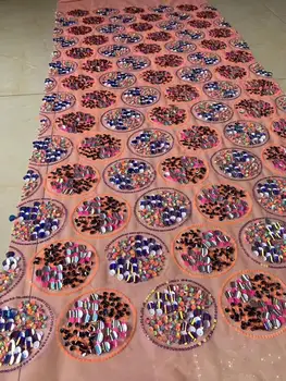 CiCi-59.2805 embroidered Mesh Tulle fabric Factory price sequins Nigerian lace fabrics
CiCi-59.2805 embroidered Mesh Tulle fabric Factory price sequins Nigerian lace fabrics