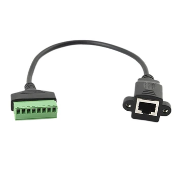 RJ45 Female to 8Pin Bolt Screw Type Terminal Extension Connector Cable for Cat5/6/7 Ethernet Extender AV CCTV UTP DVR
RJ45 Female to 8Pin Bolt Screw Type Terminal Extension Connector Cable for Cat5/6/7 Ethernet Extender AV CCTV UTP DVR