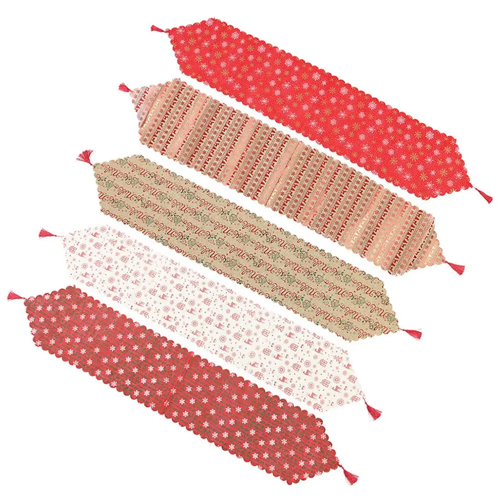 New Christmas Table Runner Flag Snowflake Print Tablecloth Dust Proof Cover Decor
New Christmas Table Runner Flag Snowflake Print Tablecloth Dust Proof Cover Decor