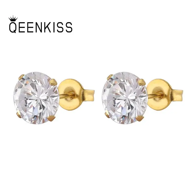QEENKISS EG8196 Fine Jewelry Wholesale Fashion Woman Man Wedding Birthday Gift AAA Zircon Titanium Stainless Steel Stud Earrings
QEENKISS EG8196 Fine Jewelry Wholesale Fashion Woman Man Wedding Birthday Gift AAA Zircon Titanium Stainless Steel Stud Earrings
