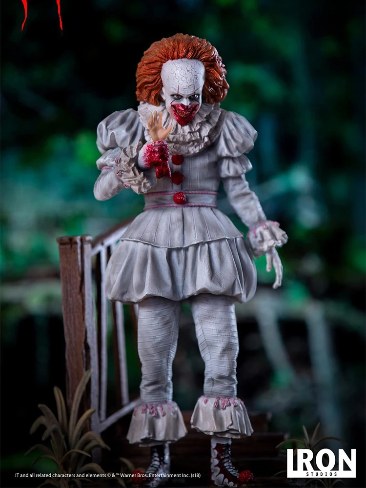 IT Pennywise Figure IT Joker Stephen King's Iron Studios PVC Action Figure Collectible Model Toys Doll Gift
IT Pennywise Figure IT Joker Stephen King's Iron Studios PVC Action Figure Collectible Model Toys Doll Gift