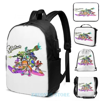 Funny Graphic print Splatoon - "Get Inked" USB Charge Backpack men School bags Women bag Travel laptop bag
Funny Graphic print Splatoon - "Get Inked" USB Charge Backpack men School bags Women bag Travel laptop bag