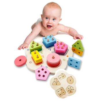 Baby Early Educational Toys Shape Match Wooden Toys Shape Color Learning Geometric Sorting Board Educational Toys For Children
Baby Early Educational Toys Shape Match Wooden Toys Shape Color Learning Geometric Sorting Board Educational Toys For Children