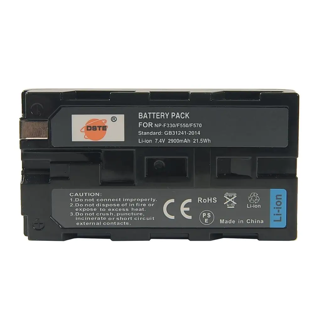 DSTE Аккумулятор для Sony NP-F550 NP-F330 NP-F530 NP-F570 MVC-FD51 MVC-FD73 FD81Camera YN308 VL162T | Электроника