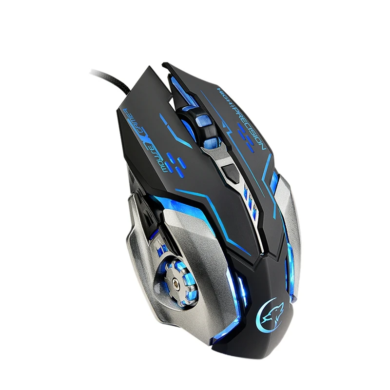 G815 Gaming Mouse 3200Dpi 6 Buttons Led Backlight Usb Wired Optical Mice For Pubg Lol Dota 2 Pc Laptop Desktop
G815 Gaming Mouse 3200Dpi 6 Buttons Led Backlight Usb Wired Optical Mice For Pubg Lol Dota 2 Pc Laptop Desktop