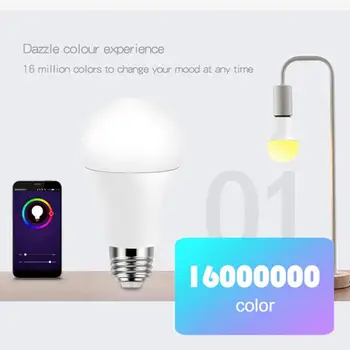 W41 Wifi Smart Bulb LED Lamp Voice Control Compatible Household Light Bulb Tunable Color Changing Assistant Smart Life
W41 Wifi Smart Bulb LED Lamp Voice Control Compatible Household Light Bulb Tunable Color Changing Assistant Smart Life
