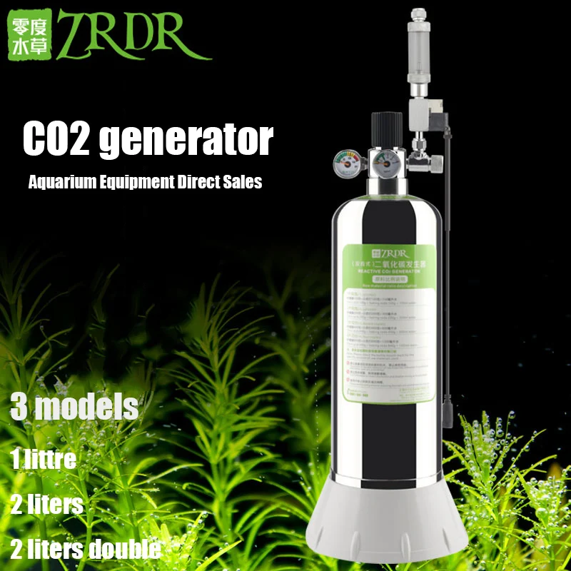 ZRDR Aquarium DIY CO2 Generator System Kit With Pressure Air Flow Adjustment Water Plant Fish Aquarium Co2 ValveCo2 gas cylinder
ZRDR Aquarium DIY CO2 Generator System Kit With Pressure Air Flow Adjustment Water Plant Fish Aquarium Co2 ValveCo2 gas cylinder