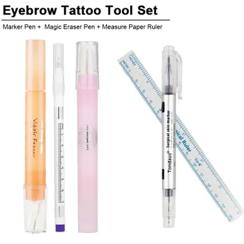 Tattoo Marker Pen Magic Eraser Pen Remove Pen Measure Paper Ruler Microblading Positioning Tool Mix Tattoo Body Art Tool
Tattoo Marker Pen Magic Eraser Pen Remove Pen Measure Paper Ruler Microblading Positioning Tool Mix Tattoo Body Art Tool