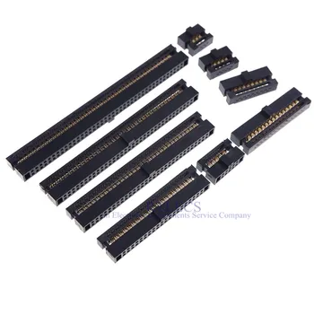 5 pcs IDC Receptacle 1.27 mm Pitch 6 8 10 12 14 16 20 24 26 30 34 40 44 50 60 68 80 Pin IDC Female Header Socket Cable Connector 
5 pcs IDC Receptacle 1.27 mm Pitch 6 8 10 12 14 16 20 24 26 30 34 40 44 50 60 68 80 Pin IDC Female Header Socket Cable Connector