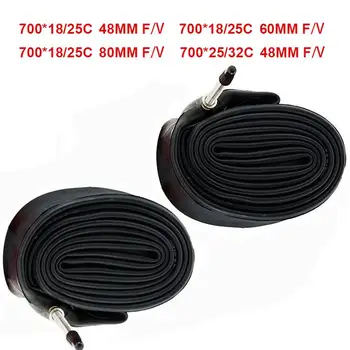 Bike Inner Tube For Mountain Road Bike Tyre Butyl Rubber Bicycle Tube Tire 700Cx18/25C 700X18/32C FV 80mm 60mm 48mm Tire
Bike Inner Tube For Mountain Road Bike Tyre Butyl Rubber Bicycle Tube Tire 700Cx18/25C 700X18/32C FV 80mm 60mm 48mm Tire