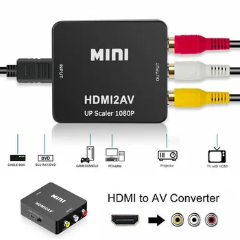 Adapter HD 1080P Mini HDMI2AV Video Converter HDMI To RCA AV/CVBS Adapter HD 1080P Mini HDMI2 AV Video Converter Connectors
Adapter HD 1080P Mini HDMI2AV Video Converter HDMI To RCA AV/CVBS Adapter HD 1080P Mini HDMI2 AV Video Converter Connectors
