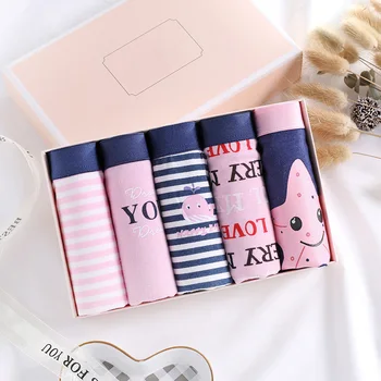 3pcs Women's Underwear Sexy Panties Cute Plus Size Women Briefs Cotton Kawaii Cartoon Stripe Starfish Letter M-XXL Underpants
3pcs Women's Underwear Sexy Panties Cute Plus Size Women Briefs Cotton Kawaii Cartoon Stripe Starfish Letter M-XXL Underpants
